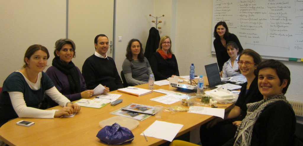 Caroline, Sandrine, Etienne, Nélia, Nadège, Flavia, Chantal, Angela et Anaïs : une équipe très féminine pour ce défi énergétique !